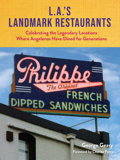 Title details for L.A.'s Landmark Restaurants by George Geary - Available